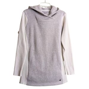 Royal Robbins Sweater Hoodie Cream Brushed Fleece Interior Size Large